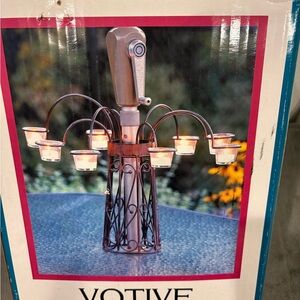 Scroll Umbrella Votive Holder